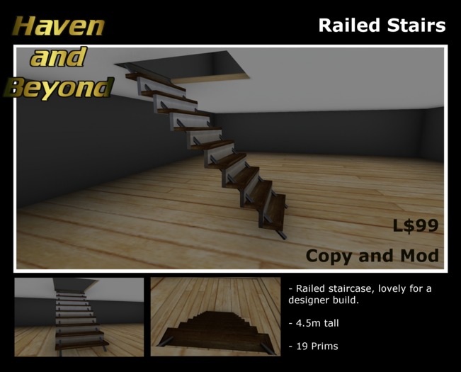 railed stair