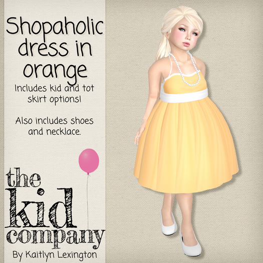 the kid company; shopaholic - orange.