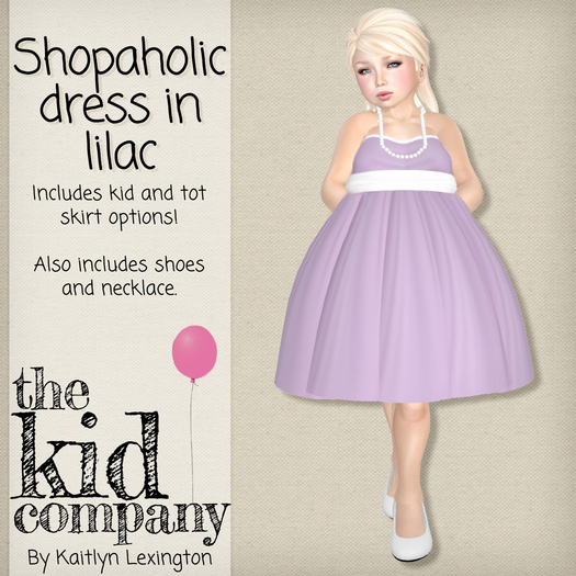 the kid company; shopaholic - lilac.