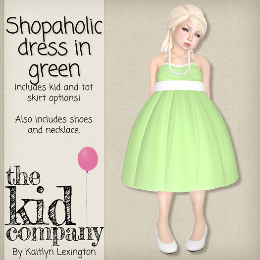 the kid company; shopaholic - green.