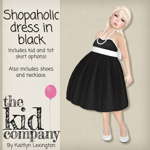 the kid company; shopaholic - black.