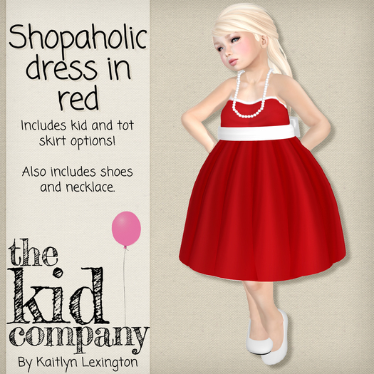 the kid company; shopaholic - red.