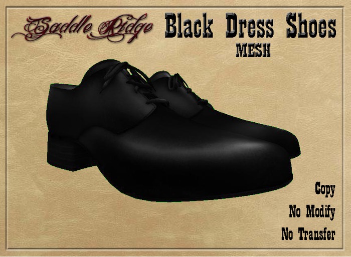 Saddle Ridge Formal Shoes Black