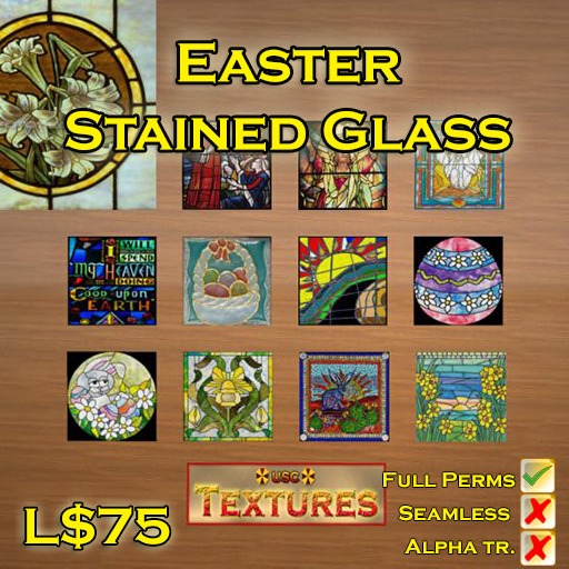 USC Textures - Easter Stained Glass 
