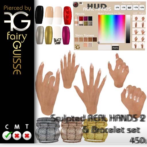 *Pierced by FG* REAL HANDS 2 Bag