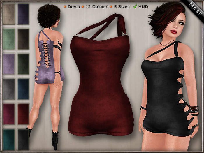 DN Mesh: Slit Dress [DEMO]