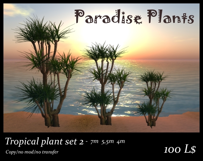 Tropical plant set 2