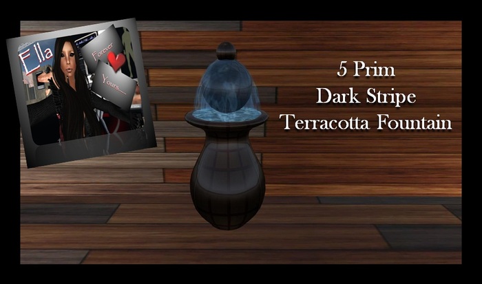 Terracotta Fountain - Stripe