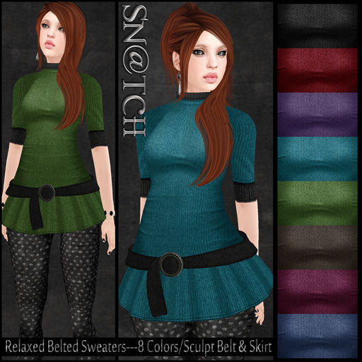 :::Sn@tch Relaxed Sweaters:::