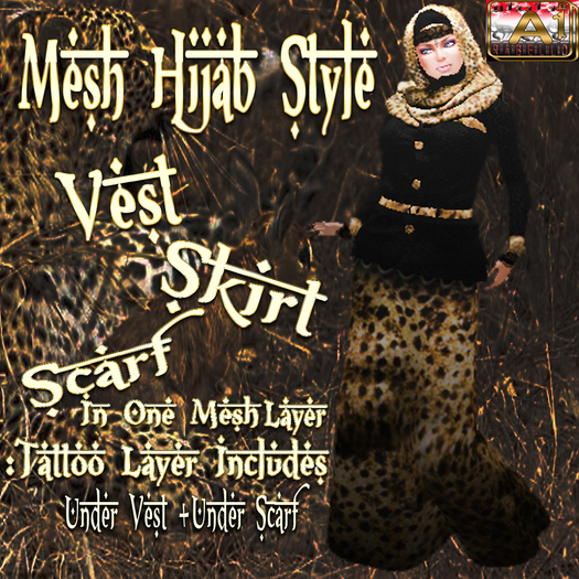 .:Arabello:. Hijab Style leopard