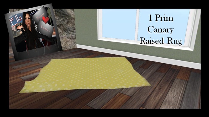 Canary Yellow Rug Raised