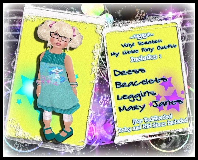 ~*BB*~ Vinyl Scratch MLP Toddleedoo Outfit