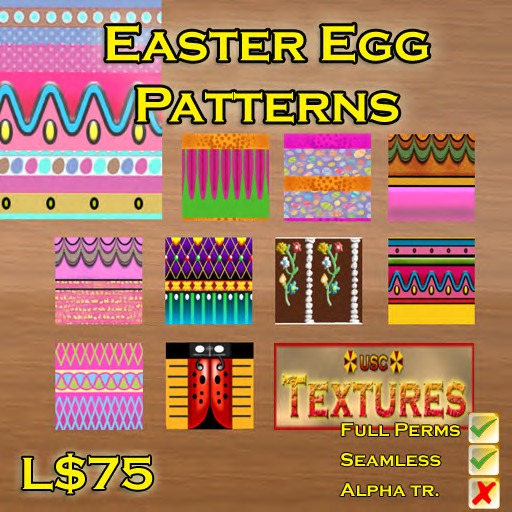 USC Textures - Easter Egg Patterns 