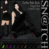 :::Sn@tch Eartha Leather Boots (Scripted)::