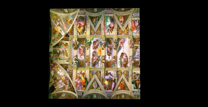 Sistine Chapel ceiling left
