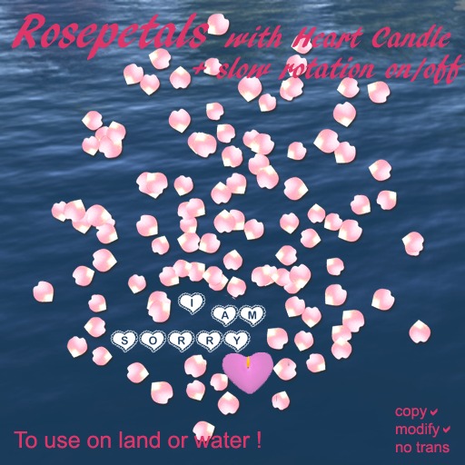 Rosepetals I AM SORRY - pink