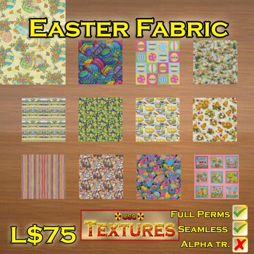 USC Textures - Easter Fabric 