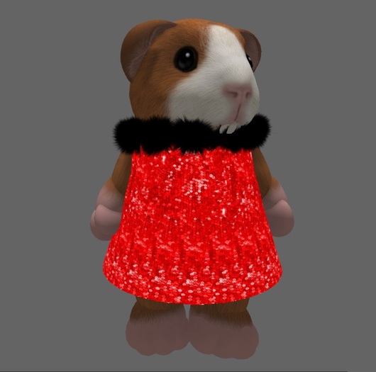 Tiny Red Sequin Cocktail Dress