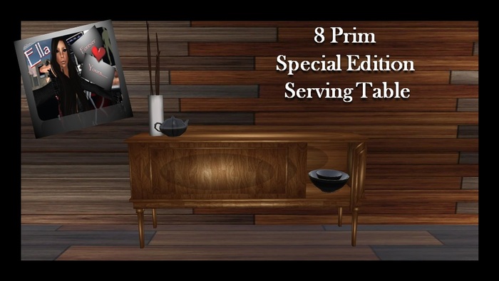 Special Edition Serving Table with Accessories