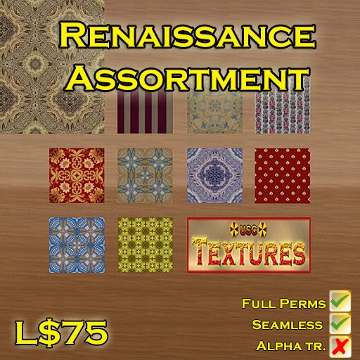USC Textures - Renaissance Assortment 
