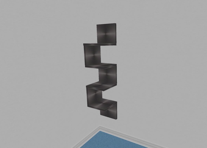 Corner Curio Shelf Full Perm byGabe