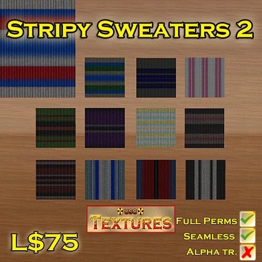 USC Textures - Stripy Sweaters 2 