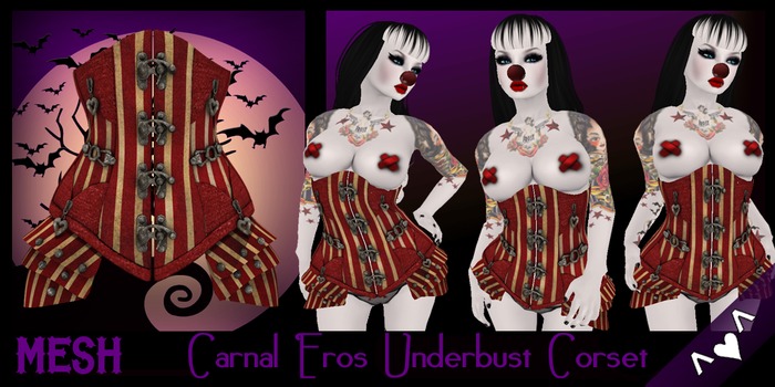 ^v^DRBC^v^ Carnal Eros Underbust Corset