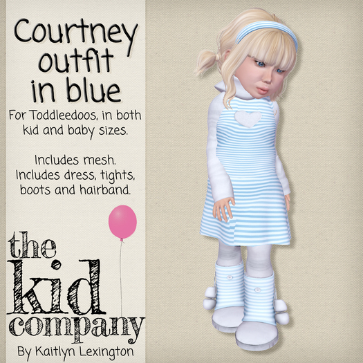 the kid company; courtney - blue