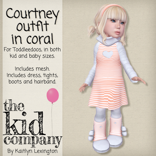 the kid company; courtney - coral