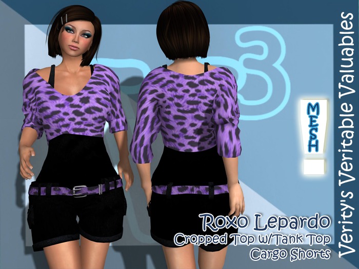 V-Style - Roxo Lepardo Outfit