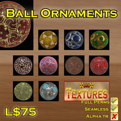 USC Textures - Ball Ornaments 
