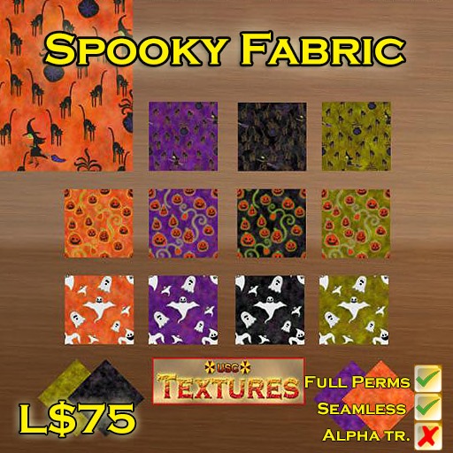USC Textures - Spooky Fabric 