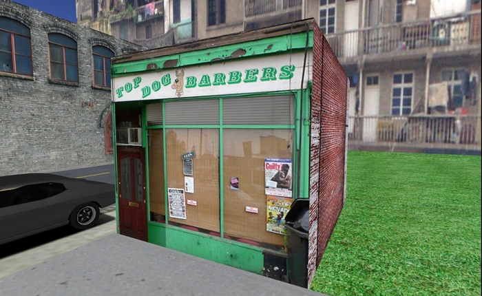 #118 Top Dog Barbers Building- 1 Prim Building by Kushinator
