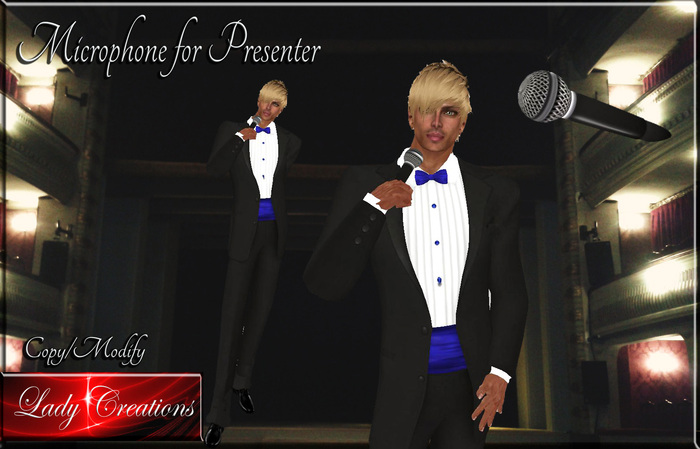 Lady Creations - microphone for presenter