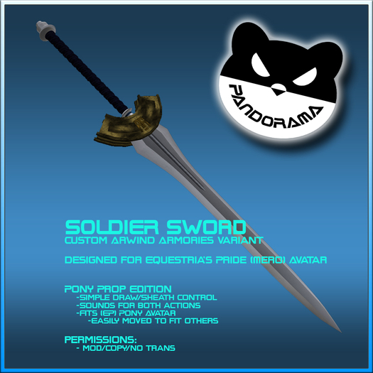 //Pandorama\\ SOLDIER Sword [Pony Edition]