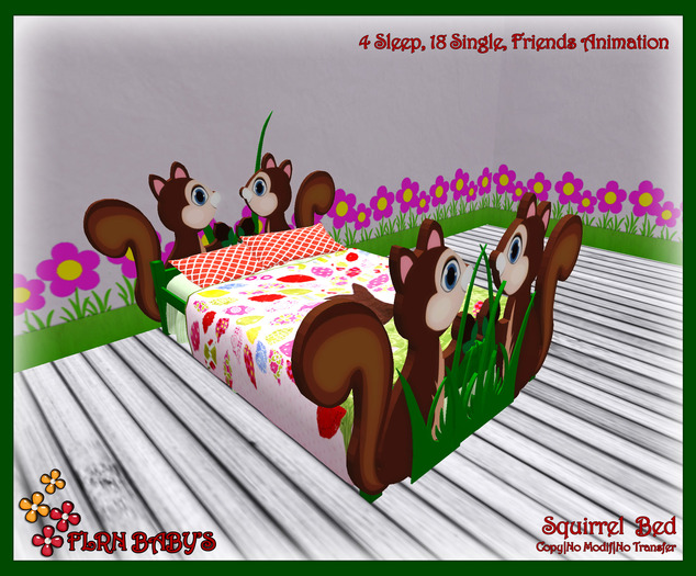 FLRN BABY'S - Kids Squirrel Bed [BOXED]