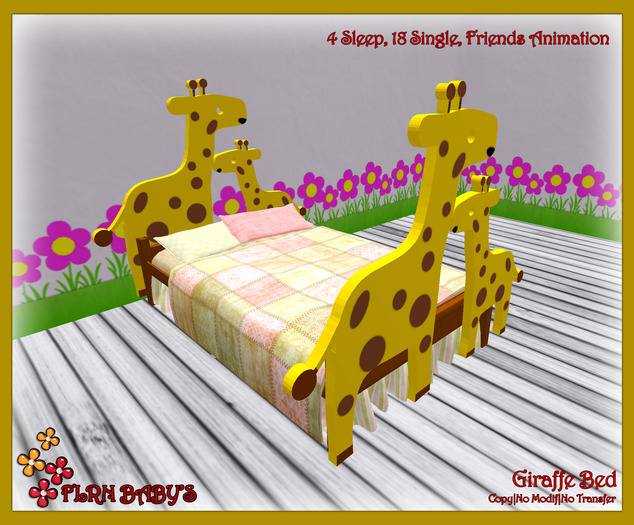 Kids Giraffe Bed