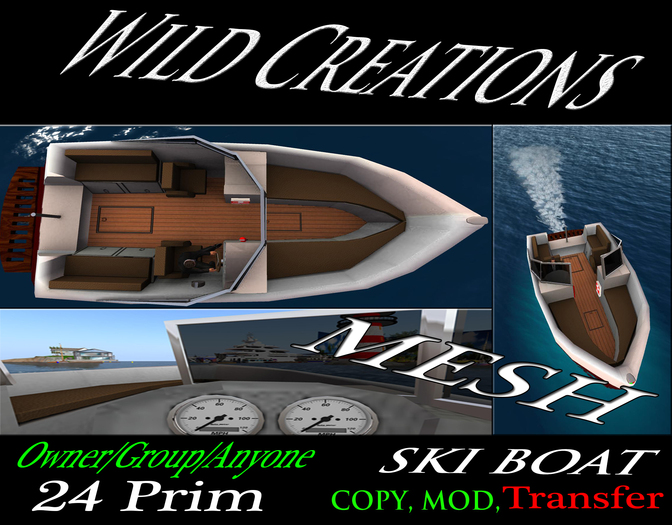 Wild Creations BOXED SKI BOAT V5