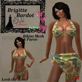 Brigitte Bardot Bikini & Pareo Camo 2