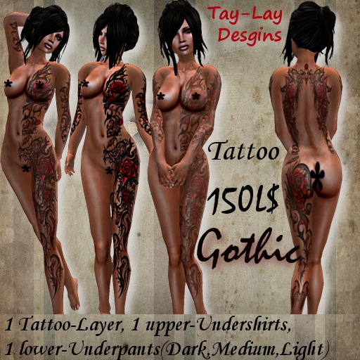 *Tay-Lay-Designs!!!Gothic-Tattoo-Female