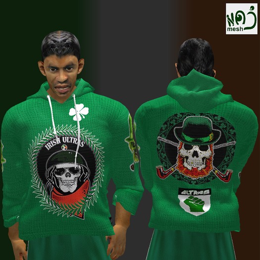 IRELAND ULTRAS hoodie  (MESH) boxed