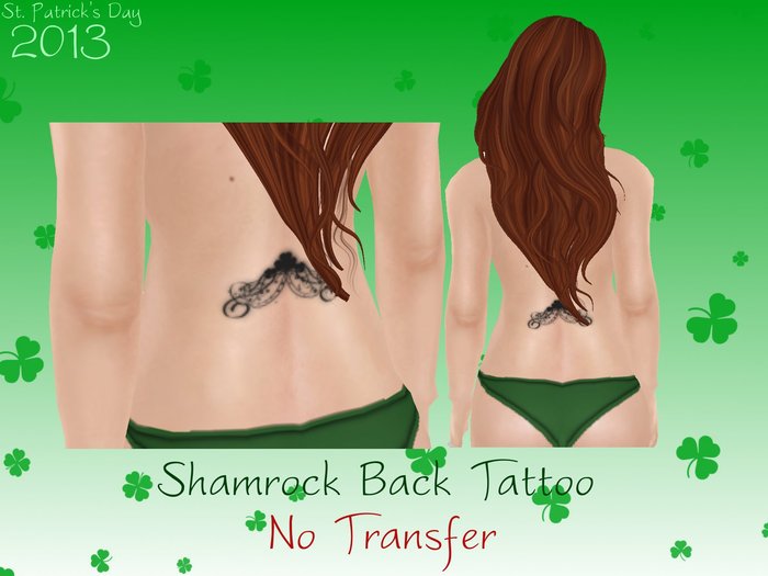 ::MOD:: Shamrock Back Tattoo
