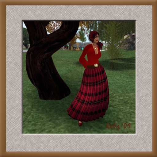 Red Plaid Skirt -- Sa Roligt!