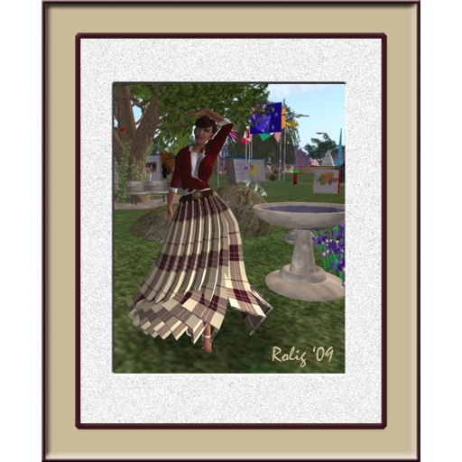 Cream Plaid Skirt -- Sa Roligt!