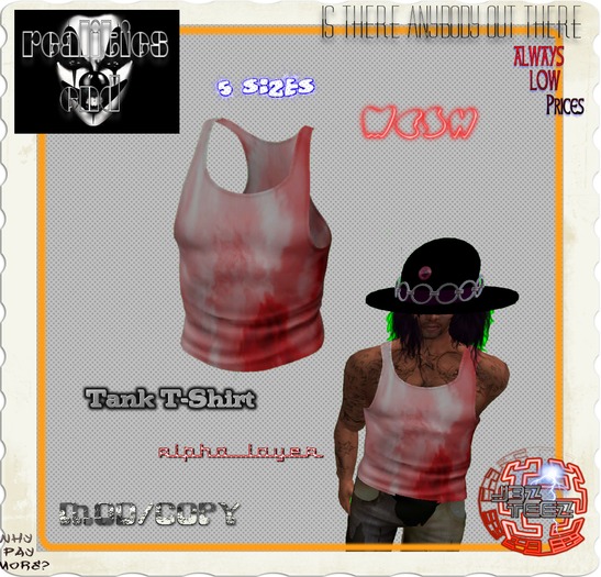 Male mesh tank top