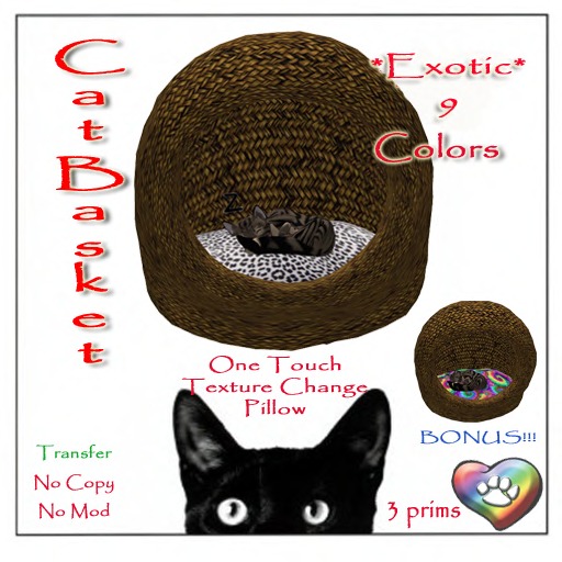 Cat Basket Exotic