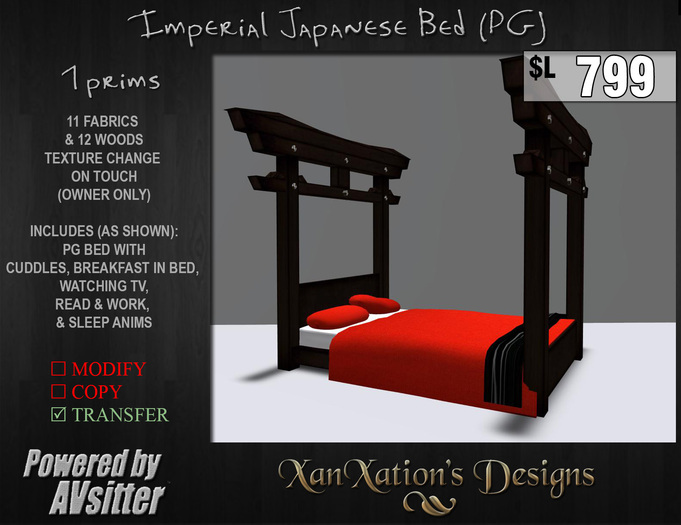 =XX= Imperial Japanese Bed (PG)