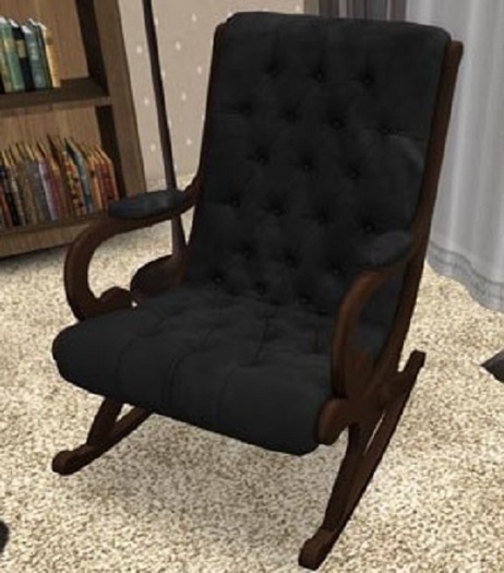 Rocking comfort-MESH(black leather)-Cleo Design