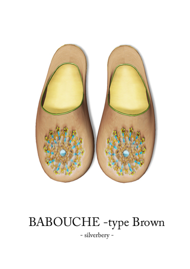 silverberry BABOUCHE(Brown)