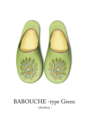 silverberry BABOUCHE(Green)